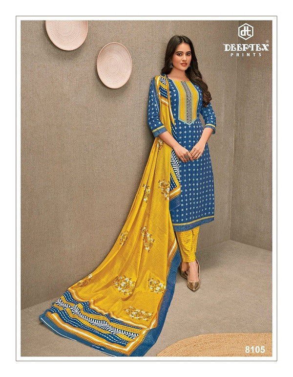 Deeptex Miss India Vol 81 Printed Cotton Dress Material